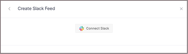 Connect Slack Feed 