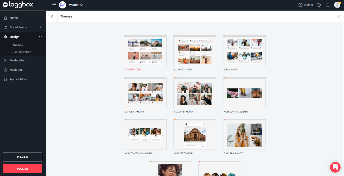 Embed Instagram Slideshow Widget