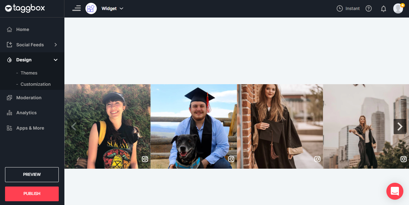 Add Instagram Slideshow Widget On Website