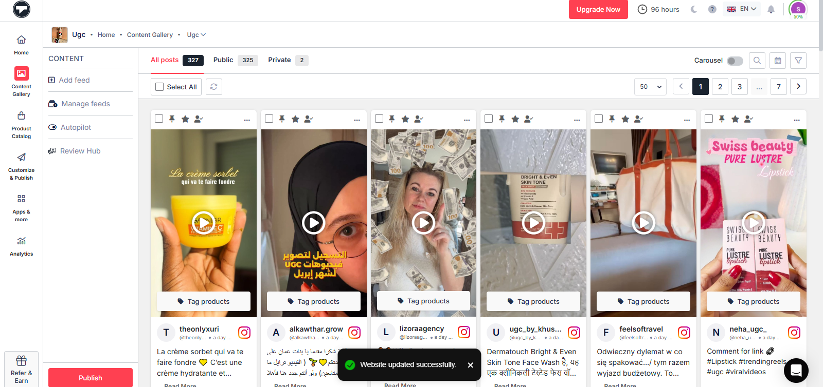 Moderate your Instagram Feed for Squarespace website