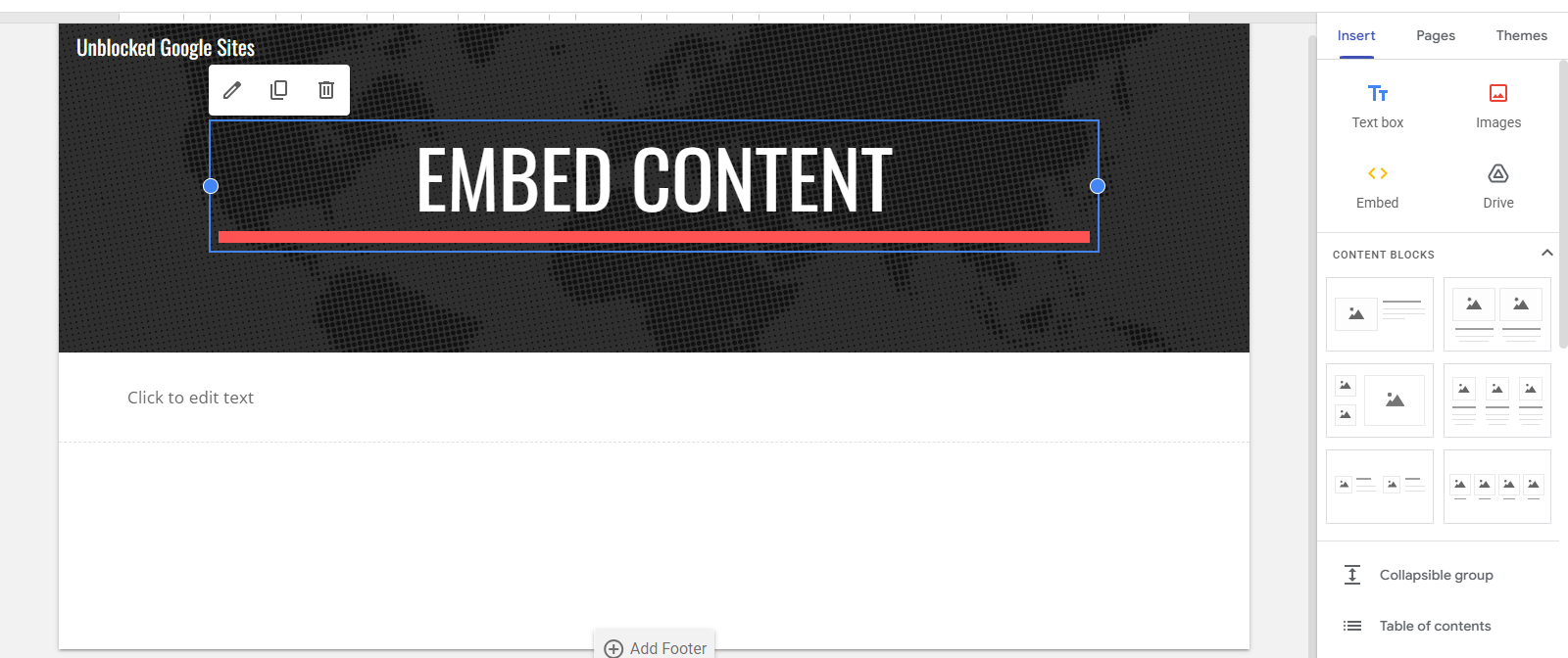 Google site log in