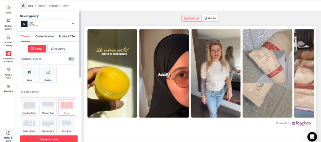 customization of your instagram feed