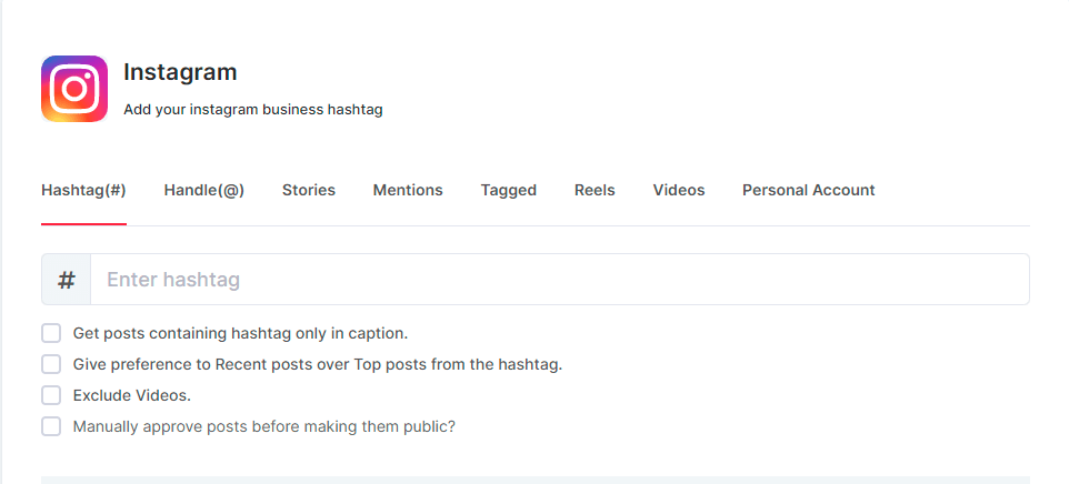 Instagram aggregator