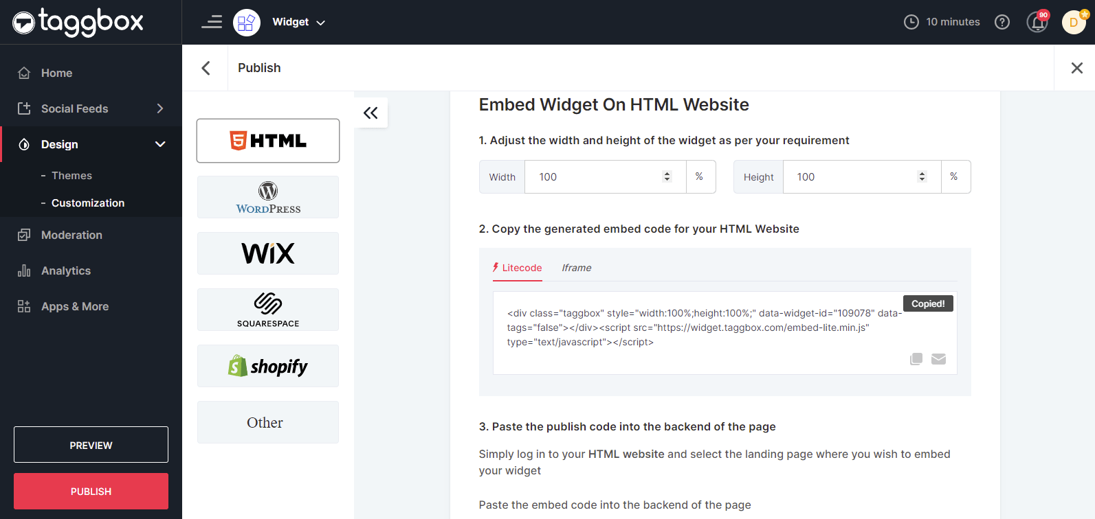 How To Embed Social Media Feed On Sharepoint Pages? - Taggbox Support