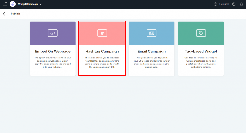 Taggbox Hashtag Campaign