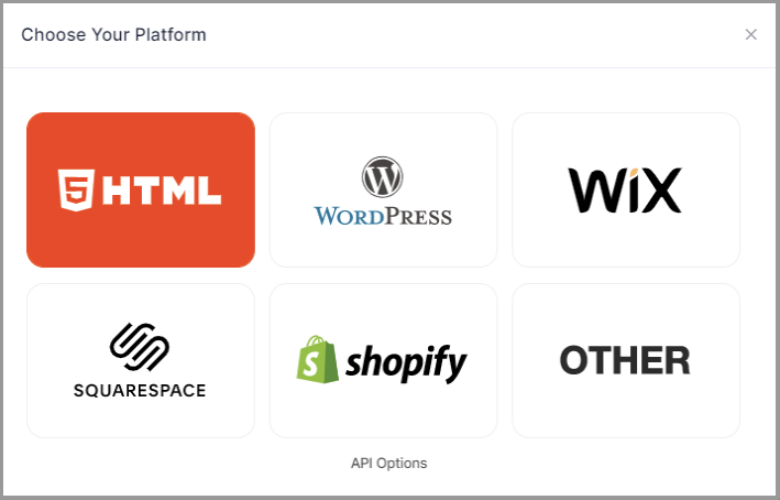 Choose HTML