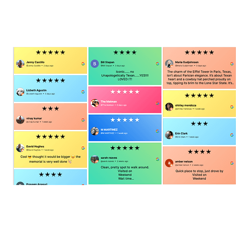 google-review-rainbow-widget