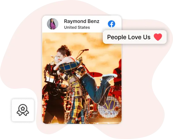 thèmes et mises en page de widgets Facebook modifiables pour la conception de sites Web 2x